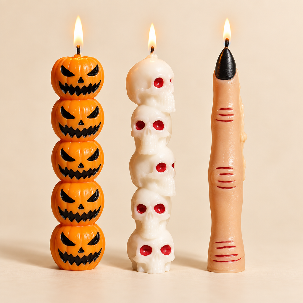 Haunted Trio Halloween Candles